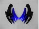 2006-2007 Blue Black GSXR 600/750 Motorcycle Fairings 2006-2007 Blue Black GSXR 600/750 Motorcycle Fairings