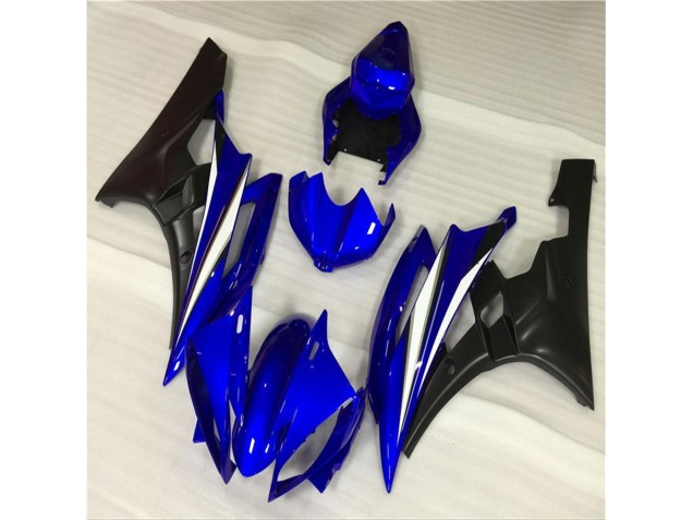 2006-2007 Blue Black YZF R6 Full Motorcycle Fairing Kits 2006-2007 Blue Black YZF R6 Full Motorcycle Fairing Kits