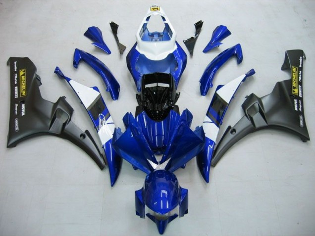 2006-2007 Blue Black YZF R6 Motorcycle Fairing Kits