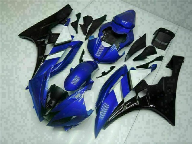2006-2007 Blue Black YZF R6 Motorcycle Fairing Kits & Plastic 2006-2007 Blue Black YZF R6 Motorcycle Fairing Kits & Plastic