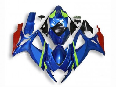 2006-2007 Blue GSXR 600/750 Motorcycle Fairing Kits