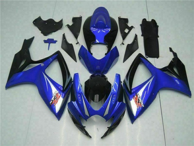 2006-2007 Blue GSXR 600/750 Motorcycle Fairing Kits & Plastic 2006-2007 Blue GSXR 600/750 Motorcycle Fairing Kits & Plastic