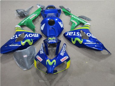 2006-2007 Blue Movistar Castrol CBR1000RR Motorcycle Fairings