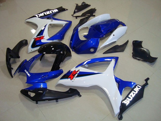 2006-2007 Blue White Black GSXR 750 Motorcycle Fairings 2006-2007 Blue White Black GSXR 750 Motorcycle Fairings