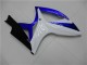 2006-2007 Blue White GSXR 600/750 Motorcycle Fairing Kits 2006-2007 Blue White GSXR 600/750 Motorcycle Fairing Kits