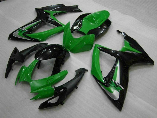 2006-2007 Green GSXR 600/750 Motorcycle Fairings 2006-2007 Green GSXR 600/750 Motorcycle Fairings
