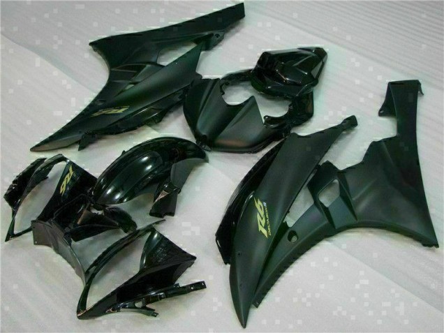 2006-2007 Matte Black YZF R6 Motorcycle Fairings 2006-2007 Matte Black YZF R6 Motorcycle Fairings