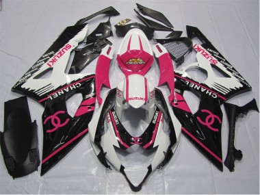 2006-2007 Pink Chanel GSXR 600 Motorcycle Fairings