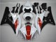 2006-2007 Red White Black YZF R6 Motorcycle Fairings 2006-2007 Red White Black YZF R6 Motorcycle Fairings