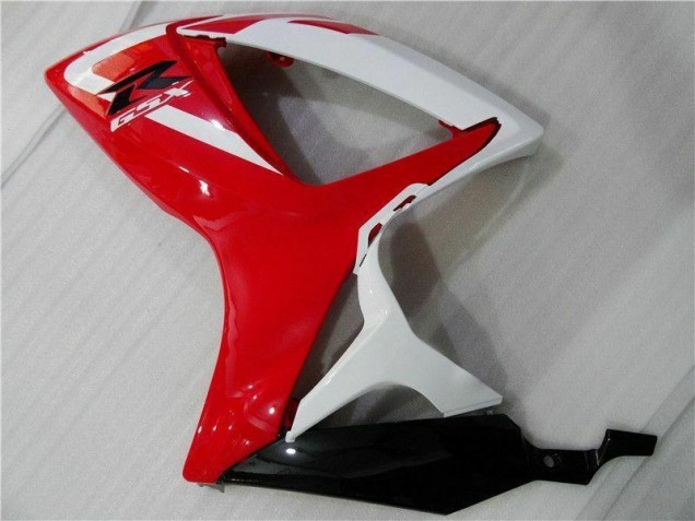 2006-2007 Red White GSXR 600/750 Motorcycle Fairings 2006-2007 Red White GSXR 600/750 Motorcycle Fairings