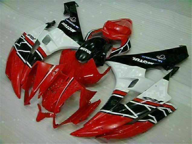 2006-2007 Red White YZF R6 Aftermarket Motorcycle Fairings 2006-2007 Red White YZF R6 Aftermarket Motorcycle Fairings