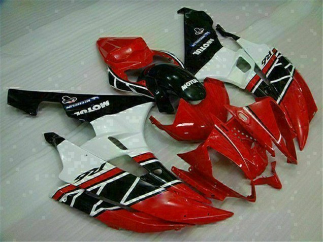 2006-2007 Red White YZF R6 Aftermarket Motorcycle Fairings 2006-2007 Red White YZF R6 Aftermarket Motorcycle Fairings