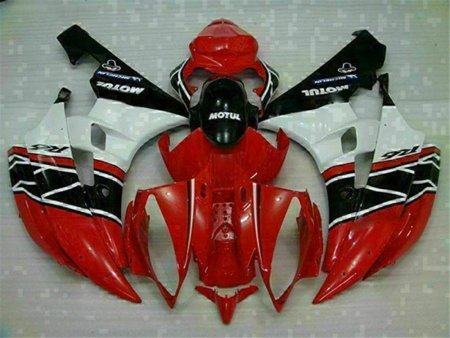 2006-2007 Red White YZF R6 Aftermarket Motorcycle Fairings 2006-2007 Red White YZF R6 Aftermarket Motorcycle Fairings