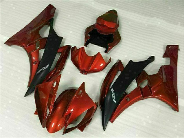 2006-2007 Red YZF R6 Motorcycle Fairings 2006-2007 Red YZF R6 Motorcycle Fairings