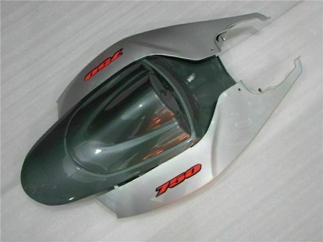 2006-2007 Silver Black GSXR 600/750 Motorcycle Fairings 2006-2007 Silver Black GSXR 600/750 Motorcycle Fairings