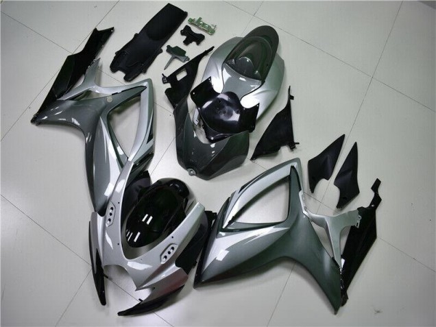2006-2007 Silver Grey GSXR 600/750 Motorcycle Fairing 2006-2007 Silver Grey GSXR 600/750 Motorcycle Fairing