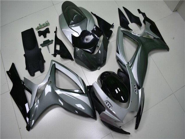 2006-2007 Silver Grey GSXR 600/750 Motorcycle Fairing 2006-2007 Silver Grey GSXR 600/750 Motorcycle Fairing
