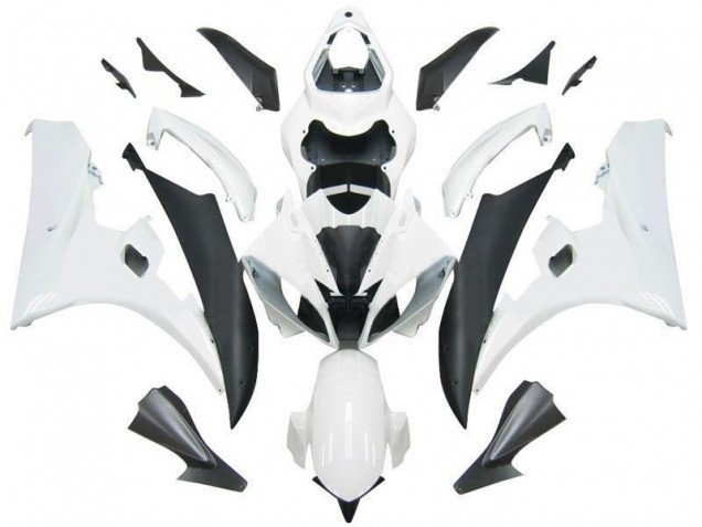 2006-2007 White Black YZF R6 Full Motorcycle Fairing Kits 2006-2007 White Black YZF R6 Full Motorcycle Fairing Kits