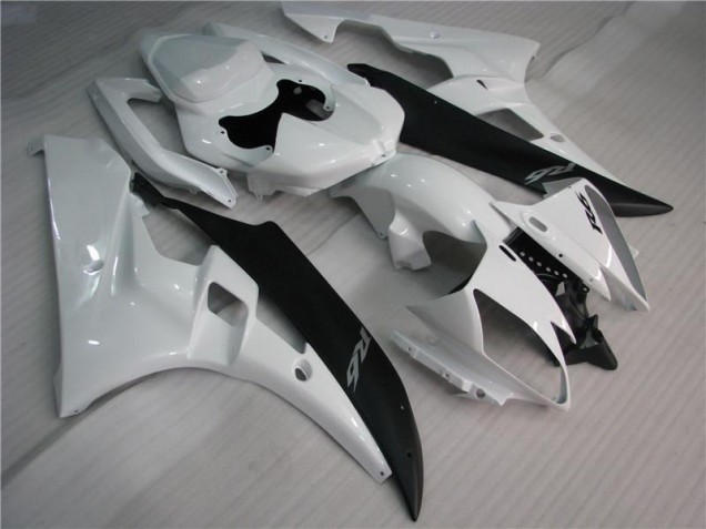 2006-2007 White Black YZF R6 Motorcycle Fairing 2006-2007 White Black YZF R6 Motorcycle Fairing