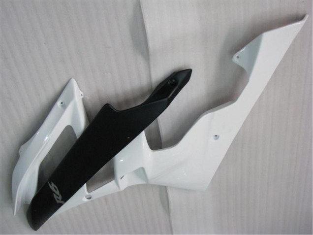 2006-2007 White Black YZF R6 Motorcycle Fairing 2006-2007 White Black YZF R6 Motorcycle Fairing