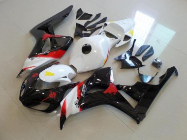 2006-2007 White Black with No Sticker CBR1000RR Motorcycle Fairings