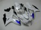 2006-2007 White Blue GSXR 600/750 Motorcycle Fairing 2006-2007 White Blue GSXR 600/750 Motorcycle Fairing