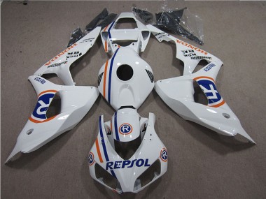 2006-2007 White Blue Repsol CBR1000RR Motorcycle Fairings