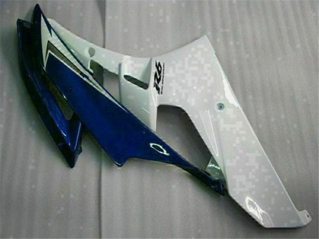 2006-2007 White Blue YZF R6 Motorcycle Bodywork 2006-2007 White Blue YZF R6 Motorcycle Bodywork