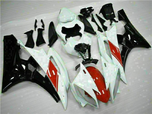 2006-2007 White YZF R6 Motorcycle Fairings 2006-2007 White YZF R6 Motorcycle Fairings
