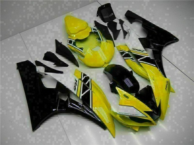 2006-2007 Yellow Black YZF R6 Motorcycle Bodywork 2006-2007 Yellow Black YZF R6 Motorcycle Bodywork