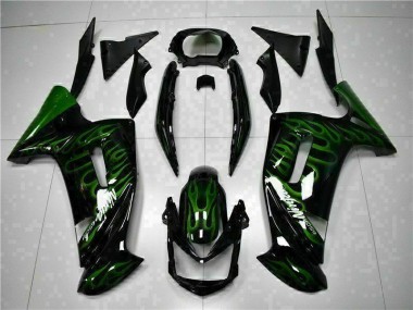 2006-2008 Green Flame EX650 Motorcycle Fairings