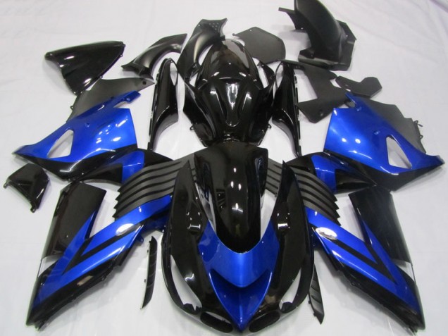2006-2011 Black Blue ZX14R ZZR1400 Motorcycle Fairings 2006-2011 Black Blue ZX14R ZZR1400 Motorcycle Fairings