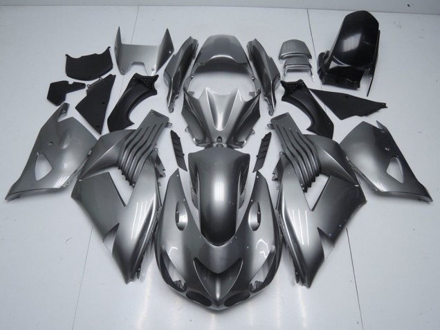 2006-2011 Glossy Grey ZX14R ZZR1400 Motorcycle Fairings 2006-2011 Glossy Grey ZX14R ZZR1400 Motorcycle Fairings