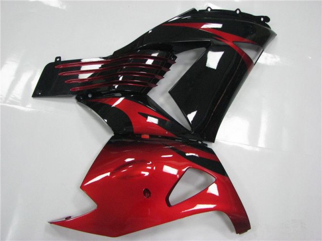 2006-2011 Red Black ZX14R ZZR1400 Motorcycle Fairings 2006-2011 Red Black ZX14R ZZR1400 Motorcycle Fairings