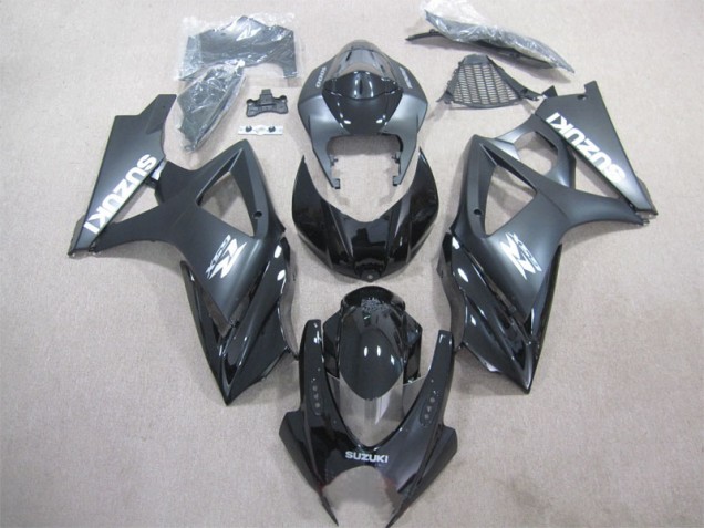 2007-2008 Black GSXR 1000 Motorcycle Fairing Kits 2007-2008 Black GSXR 1000 Motorcycle Fairing Kits