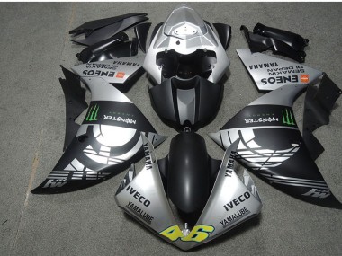 2007-2008 Black Silver Monster IVECO 46 CBR600RR Motorcycle Fairings