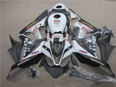 2007-2008 Black White HRC CBR600RR Motorcycle Fairings