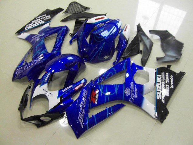 2007-2008 Blue Corona GSXR 1000 Motorcycle Fairings 2007-2008 Blue Corona GSXR 1000 Motorcycle Fairings