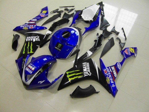 2007-2008 Blue Monster YZF R1 Motorcycle Fairings 2007-2008 Blue Monster YZF R1 Motorcycle Fairings