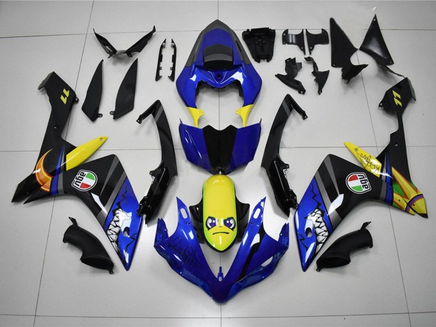 2007-2008 Blue Shark YZF R1 Motorcycle Fairings 2007-2008 Blue Shark YZF R1 Motorcycle Fairings