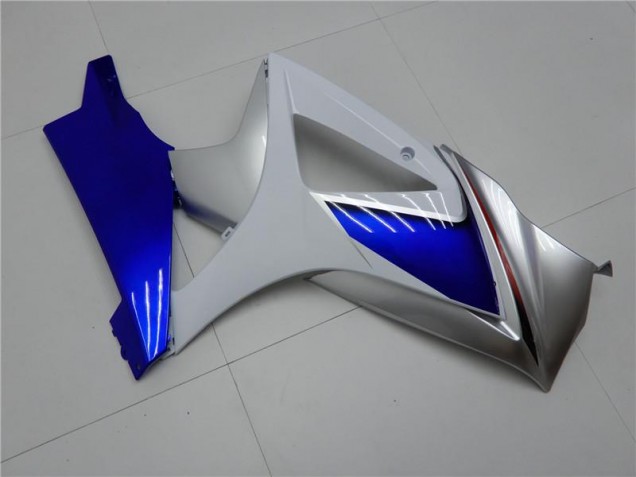 2007-2008 Blue White GSXR 1000 Motorcycle Fairing Kits & Plastic