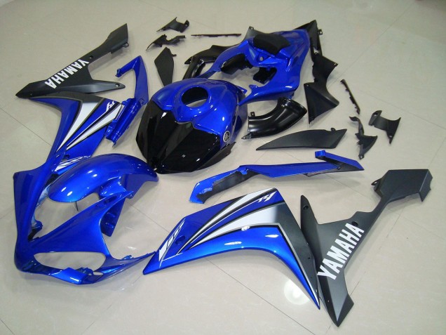2007-2008 Blue White YZF R1 Full Motorcycle Fairing Kits 2007-2008 Blue White YZF R1 Full Motorcycle Fairing Kits