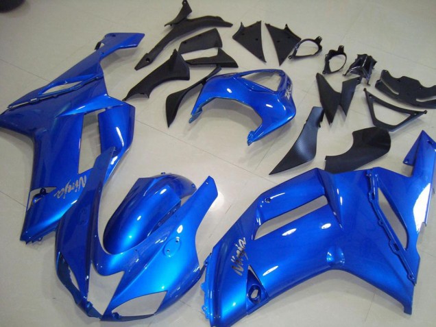 2007-2008 Blue ZX6R Motorcycle Fairing 2007-2008 Blue ZX6R Motorcycle Fairing