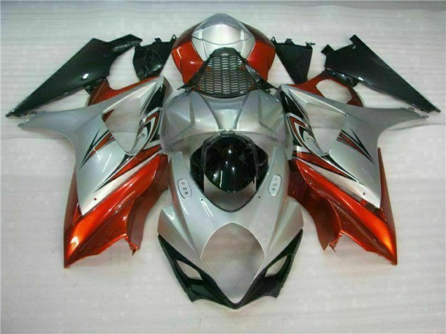2007-2008 Brown Silver GSXR 1000 Motorcycle Fairings 2007-2008 Brown Silver GSXR 1000 Motorcycle Fairings