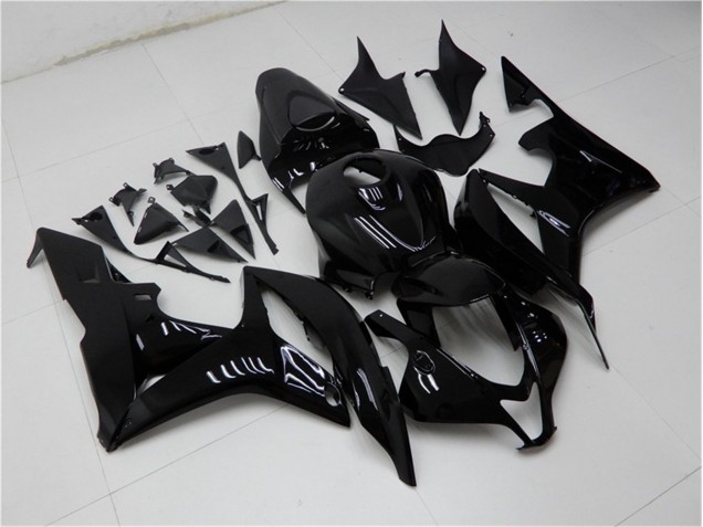 2007-2008 Glossy Black CBR600RR Motorcycle Fairings 2007-2008 Glossy Black CBR600RR Motorcycle Fairings