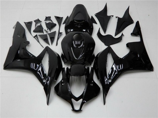 2007-2008 Glossy Black CBR600RR Motorcycle Fairings 2007-2008 Glossy Black CBR600RR Motorcycle Fairings