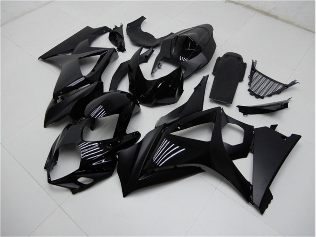 2007-2008 Glossy Matte Black GSXR 1000 Motorcycle Fairings 2007-2008 Glossy Matte Black GSXR 1000 Motorcycle Fairings
