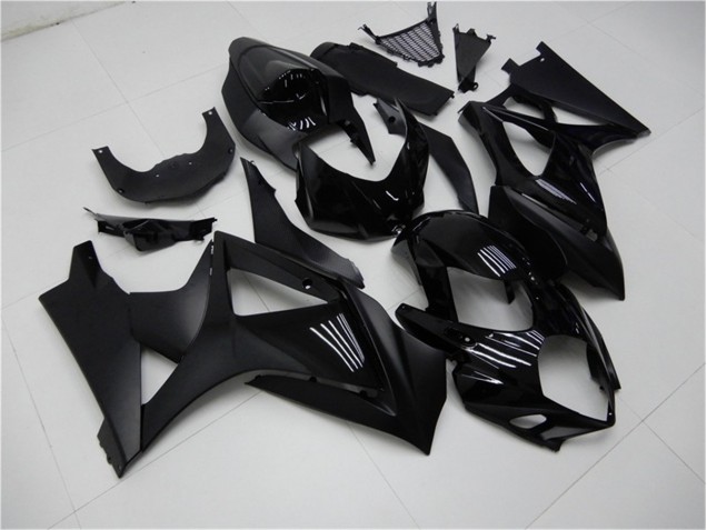 2007-2008 Glossy Matte Black GSXR 1000 Motorcycle Fairings 2007-2008 Glossy Matte Black GSXR 1000 Motorcycle Fairings