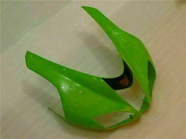 2007-2008 Green Black Dunlop ZX6R Motorcycle Fairings 2007-2008 Green Black Dunlop ZX6R Motorcycle Fairings