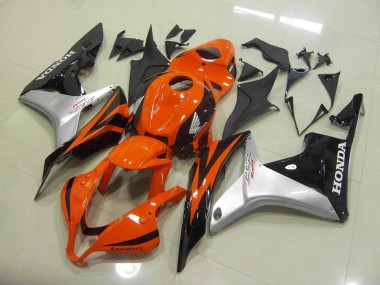 2007-2008 Orange Silver Black CBR600RR Motorcycle Fairing